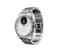 Withings Montre connectée ScanWatch Nova 39 mm blanc argent avec bracelet métal E
