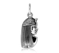 WithLoveSilver Argent Sterling 925 Ancien égyptien Cléopâtre Visage Pendentif