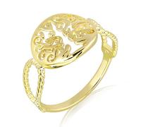 WithLoveSilver Bague en argent sterling 925 massif avec arbre de vie celtique, Argent sterling