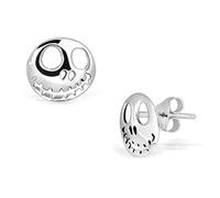 WithLoveSilver Boucles d'oreilles à tige en argent sterling 925 Motif masque fantôme d'Halloween