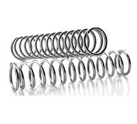 Without brand Lt-Spring, 20pcs / Lot de 0,2 mm de diamètre Inoxydable diamètre de Fil de Ressort de Compression en Acier de 0,2 mm 2 mm Longueur extérieure 5-20mm (Taille : 10mm)