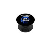 Without Ezra Life Would B Flat Music Lover Prénom PopSockets PopGrip Adhésif