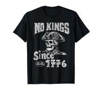 Without Kings Since 1776 USA Patriot Démocratie 4 Juillet US T-Shirt