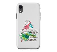 Without Music Life Would Be A Mistake Gramophone Vintage Coque pour iPhone XR