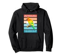 Without My Sun Parakeet Life Would Be Incomplete Sunset Sweat à Capuche