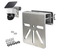 WiTi Support de gouttière en acier inoxydable pour Eufy Security SoloCam S340, support solaire, vis antirouille, installation sans perçage, compatible IP PTZ