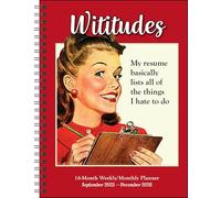 Wititudes 16-Month 2025-2026 Weekly/Monthly Planner Calendar
