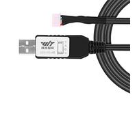 WITMOTION Câble de conversion USB vers RS485 Modbus RTU UART avec puce CH340, terminé par un connecteur femelle à 4 voies, adaptateur série (1 m / 3,28 pieds, noir), Windows 10,8,7, Linux MAC OS