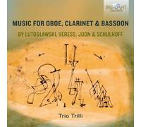 Witold Lutoslaws Music for Oboe, Clarinet & Bassoon By Lutoslawski, Veress. (CD)