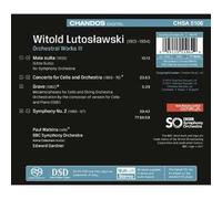 Witold Lutoslawski Oeuvres Orchestrales (Volume 3)