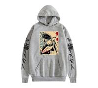 Witorya Anime Akame Ga Kill Sweat à capuche Esdeath Empire Night Raid Akame Graphic Sweat-shirt à manches longues pour femme homme, Gris D, S