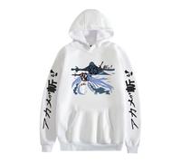 Witorya Sweat à capuche à manches longues motif de l'anime Akame Ga Kill Esdeath Empire Night Raid Akame pour homme et femme, A-white, S