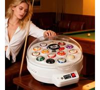 Witriolik Lave-Boules de Billard Automatique Premium Pool américain à 16 Boules Bar Club - 2min Rapide High-Tech Polisseur Snooker Système Durable Maintenance Professionnelle Point Focal
