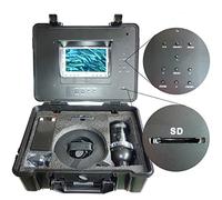 Witson Caméra de plongée 360 Câble 30 MT Télécommande Moniteur Couleur 7 Et Mallette