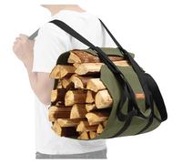 WITSTEP Sac de transport pour bois de chauffage, sac de transport robuste pour bois de chauffage, sac fourre-tout robuste avec poignée rembourrée et sangle de sécurité, Amy Green., Moderne