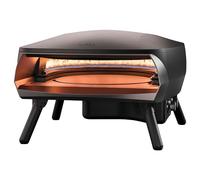 WITT Four à pizza à gaz WITT ETNA rotatif pour pizza napolitaine et en plaque de cuisson, lasagne PIERRE TOURNANTE AUTOMATIQUE NOIR