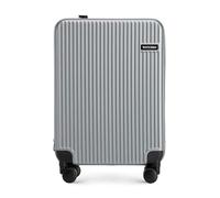 WITTCHEN Flexi Line Valise Cabine Extensible Bagages à Main Sac Cabine Petite Valise en Polycarbonate Serrure à Combinaison TSA Quatre Roues Doubles Manche télescopique en Aluminium Taille S Gris