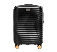 WITTCHEN Motion Line Petite Valise Cabine Bagage Cabine léger Valise Rigide Polycarbonate Serrure TSA poignée télescopique 4 Doubles Roues 360° Taille M Noir-doré