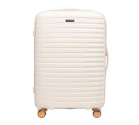 WITTCHEN Motion Line Valise Moyenne Bagage de Voyage léger Valise Rigide Polycarbonate Serrure TSA poignée télescopique 4 Doubles Roues 360° Taille L Crème-doré