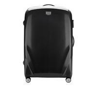 WITTCHEN PC Ultra Light Bagage Rigide Valise de Voyage Valise Trolley Grande Valise en Polycarbonate Quatre roulettes Serrure à Combinaison TSA Manche télescopique en Aluminium Taille L Noir