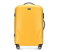 WITTCHEN PC Ultra Light Bagage Rigide Valise de Voyage Valise Trolley Valise Moyenne en Polycarbonate Quatre roulettes Serrure à Combinaison TSA Manche télescopique en Aluminium Taille M Jaune