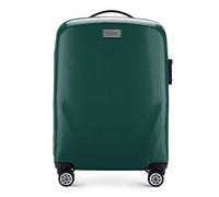 WITTCHEN PC Ultra Light Bagages à Main Valise Trolley Valise de Voyage Valise Cabine en Polycarbonate Quatre roulettes Serrure à Combinaison TSA Manche télescopique en Aluminium Taille S Vert