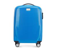 WITTCHEN PC Ultra Light Bagages à Main Valise Trolley Valise de Voyage Valise Cabine en Polycarbonate Quatre roulettes Serrure à Combinaison TSA Manche télescopique en Aluminium Taille S Bleu