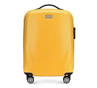 WITTCHEN PC Ultra Light Bagages à Main Valise Trolley Valise de Voyage Valise Cabine en Polycarbonate Quatre roulettes Serrure à Combinaison TSA Manche télescopique en Aluminium Taille S Jaune