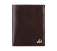 WITTCHEN Portefeuille | Couleur: Marron | Matériel: Cuir de Grain | Taille: 11 x 13 CM | Orientation: Verticale | Collection: Arizona | 10-1-221-4