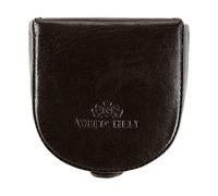 WITTCHEN Portefeuille | Taille: 8 x 7.5 cm | Matériel: Cuir de grain | Couleur: Marron | Collection: Italy | 21-2-156-4