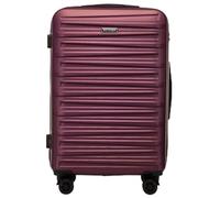 WITTCHEN Skyspeed Line Bagages Moyenne Valise à Coque Dure ABS Valise à roulettes Trolley Valise de Voyage Serrure à Combinaison Poignée télescopique 4 roulettes Maroon Air France/Easyjet/Ryanair