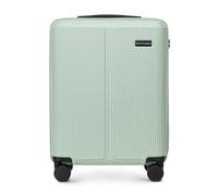 WITTCHEN Stripes Line Valise Cabine 55 × 39 × 20 cm (M) | 36 l, Coque ABS Rigide, 4 roulettes pivotantes 360° | Cadenas à Combinaison, Bagage Cabine Air France/easyjet/Ryanair - Couleur: Vert Menthe