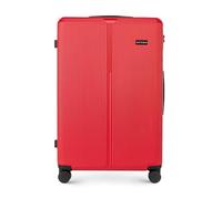 WITTCHEN Stripes Line Valise Grande Taille 76,5 × 50 × 29 cm (XL) | 96 l, Coque Rigide ABS, 4 roulettes 360° | Serrure à Code, poignée télescopique, Bagage soute Air France/easyjet - Couleur: Rouge