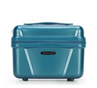 WITTCHEN Trousse de Toilette Valise de Voyage Bagage à Main Valise Cabine Valise en Polycarbonate Serrure à Combinaison Explorer Line Nécessaire de Toilette Bleu