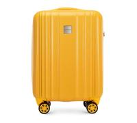 WITTCHEN Ultimo Line | 55x39x20 cm | Bagage Cabine Petit Bagage à Main | Bagage léger Polycarbonate Serrure TSA Poignée télescopique 4 roulettes pivotantes | Poignée de Transport | Jaune