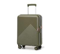 WITTCHEN Valise Cabine Bagages Cabine Valise de Voyage Bagage à Main en Polycarbonate avec 4 roulettes Pivotantes Serrure à Combinaison Poignée Télescopique GL Style Line Taille M Vert Olive