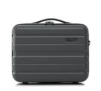 WITTCHEN Valise cosmétique Trousse de Toilette Valise de Voyage Bagage à Main Bagage Cabine en ABS Trousse de Toilette Sac à cosmétiques Femme COMODO Line Gris foncé