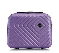 WITTCHEN Valise cosmétique Valise de Voyage en ABS Bagages Trousse de Toilette en ABS Sac cosmétique Femme Homme Étui de Voyage Cube LineViolet