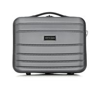WITTCHEN Valise cosmétique Valise de voyage en ABS Bagages Trousse de toilette en ABS Sac cosmétique Femme Homme Étui de voyage GLOBE Line Gris