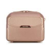 WITTCHEN Valise cosmétique Valise de Voyage en ABS Bagages Trousse de Toilette en Polycarbonate Sac cosmétique Femme Homme Étui de Voyage Lady 2 LineRose trempé