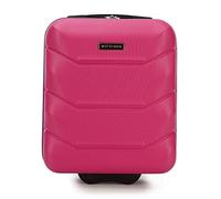 WITTCHEN Valise de Voyage Bagage à Main Valise Cabine Valise Rigide en ABS avec 4 roulettes Serrure à Combinaison Poignée télescopique Travel Line Taille S Rose