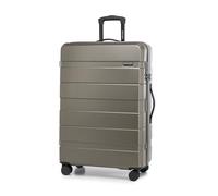 WITTCHEN Valise Grande Taille Valise de Voyage Valise à roulettes Coque Rigide en ABS avec 4 roulettes Spinner Serrure à Combinaison Poignée télescopique COMODO Line Taille XL Or