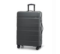 WITTCHEN Valise Grande Taille Valise de Voyage Valise à roulettes Coque Rigide en ABS avec 4 roulettes Spinner Serrure à Combinaison Poignée télescopique COMODO Line Taille XL Gris foncé