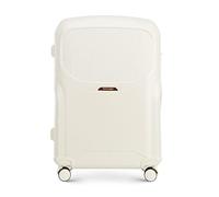 WITTCHEN Valise Grande Taille Valise de Voyage Valise à roulettes Coque Rigide en Polycarbonate avec 4 roulettes Spinner Serrure à Combinaison Poignée télescopique Lady 2 Line Taille XL Crème