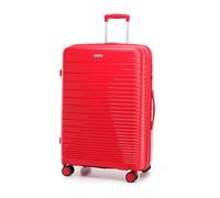 WITTCHEN Valise Grande Taille Valise de Voyage Valise à roulettes Coque Rigide en polypropylène avec 4 roulettes Spinner Serrure à Combinaison Poignée télescopique FUERTA Line Taille XL Rouge