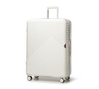 WITTCHEN Valise Grande Taille Valise de Voyage Valise à roulettes en Polycarbonate avec 4 roulettes Spinner Serrure à Combinaison Poignée télescopique Style Line Taille XL Blanc