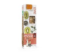 Witte Molen, Puur Pauze Sticks Cacatoès Kiwi & Eucalyptus 140 GR - Tray, bâtons à ronger 3X cuits au Four (2pcs), Une activité délicieuse et Saine, sans conservateurs, colorants ni arômes artificiels
