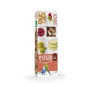 Witte Molen, Puur Pauze Sticks Perruche Pomme & FR. D'Égl. 60 GR - Tray, bâtons à ronger 3X cuits au Four (2pcs), Une activité délicieuse et Saine, sans conservateurs, colorants ni arômes artificiels