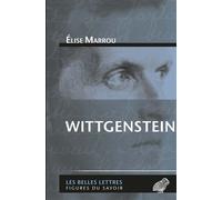 Wittgenstein - Elise Marrou - Belles Lettres - broché - Etude