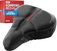 WITTKOP Coussin de Selle de vélo en Mousse à mémoire de Forme Confortable I Housse de Selle de vélo pour Hommes et Femmes avec Concept Ergonomique à 3 Zones